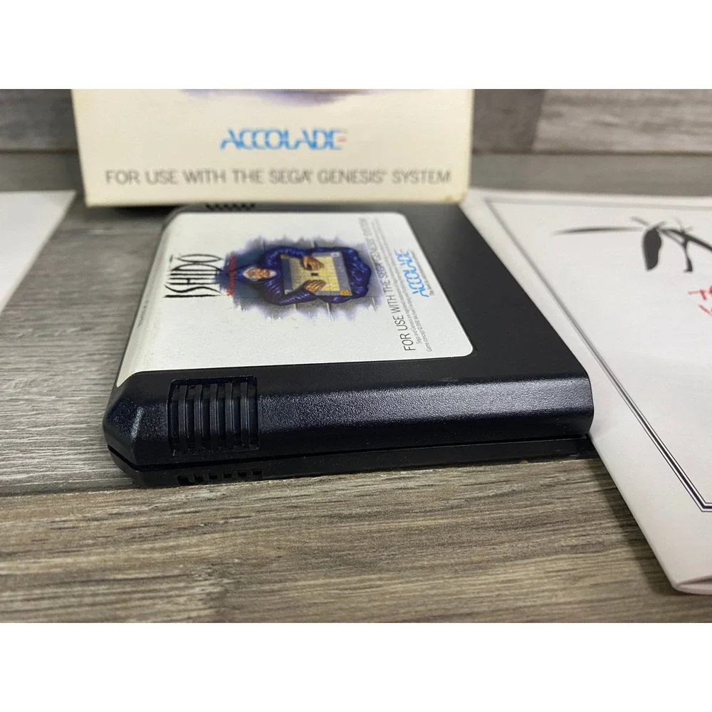 Ishido‎ The Way of Stones Sega Genesis Accolade Complete In Box CIB Puzzle Game